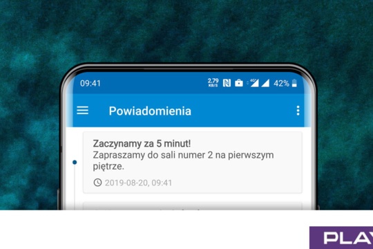 Przypomnienia o prelekcjach na evencie PLAY – case study